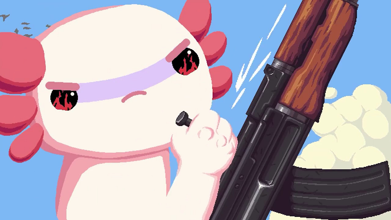 可愛俯視角射擊遊戲《AK蠑螈大作戰》發售宣傳片 可愛俯視角射擊遊戲《AK蠑螈大作戰》發售宣傳片