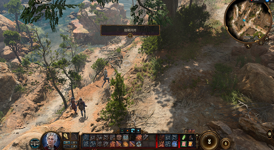 《柏德之門3》隱秘河灣位置介紹