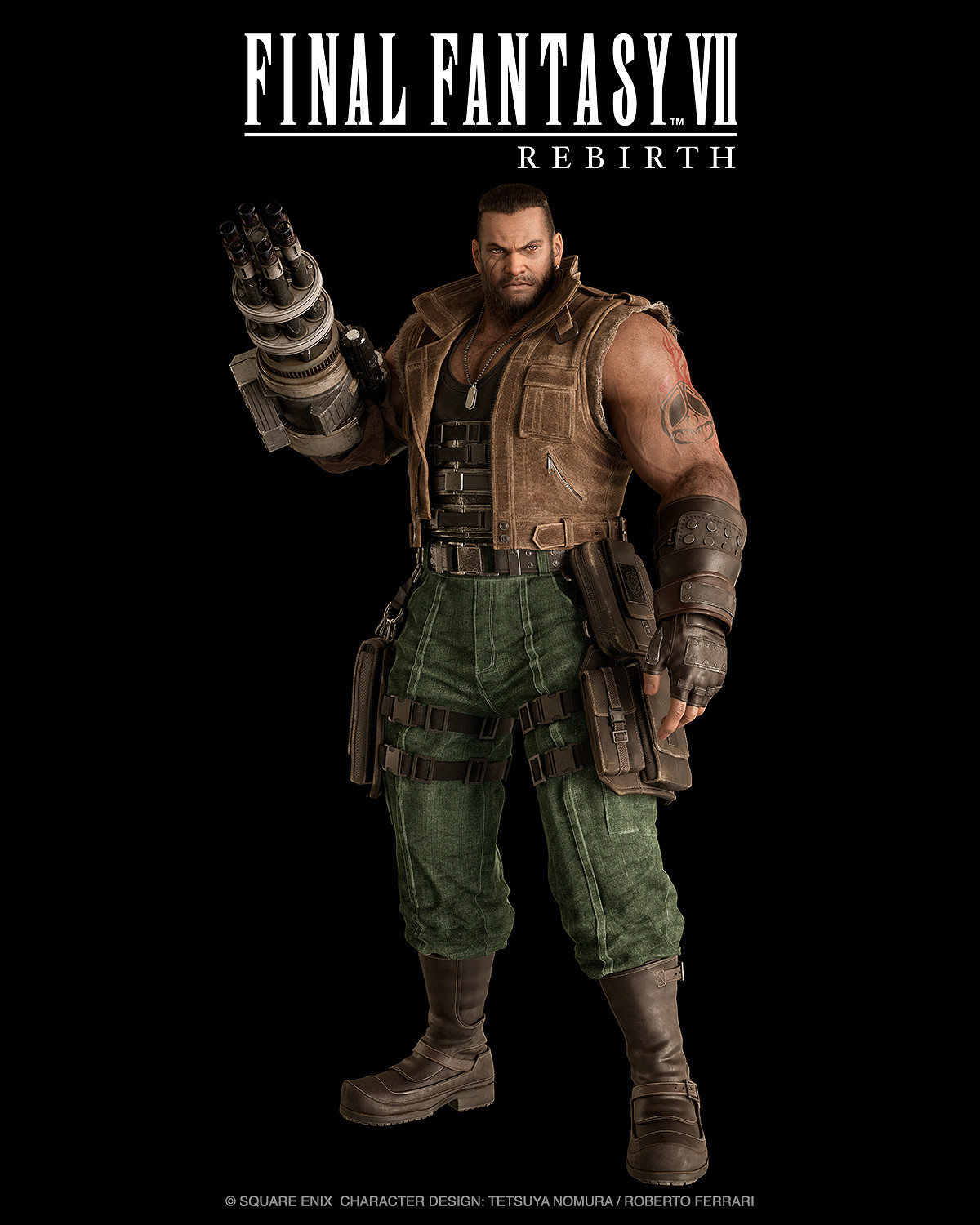 《最終幻想7：重生》新角色立繪公開！2024年發售