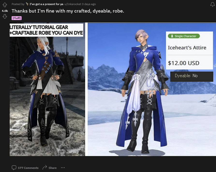 《FF14》新付費時裝引爭議!玩家可免費獲取同款 《FF14》新付費時裝引爭議!玩家可免費獲取同款