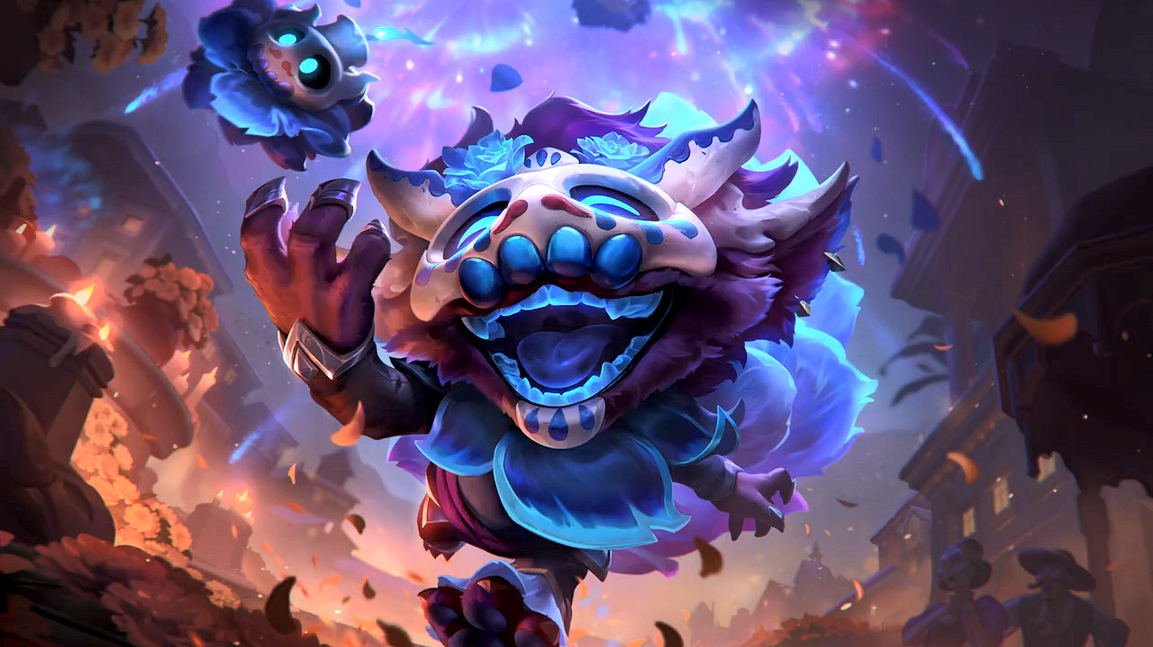 《英雄聯盟》“彼岸靈花”魂薔薇 吉格斯皮膚展示