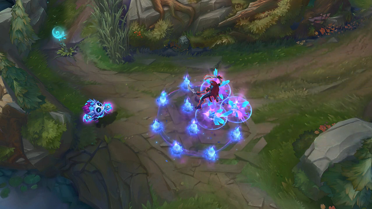 《英雄聯盟》“彼岸靈花”魂薔薇 吉格斯皮膚展示