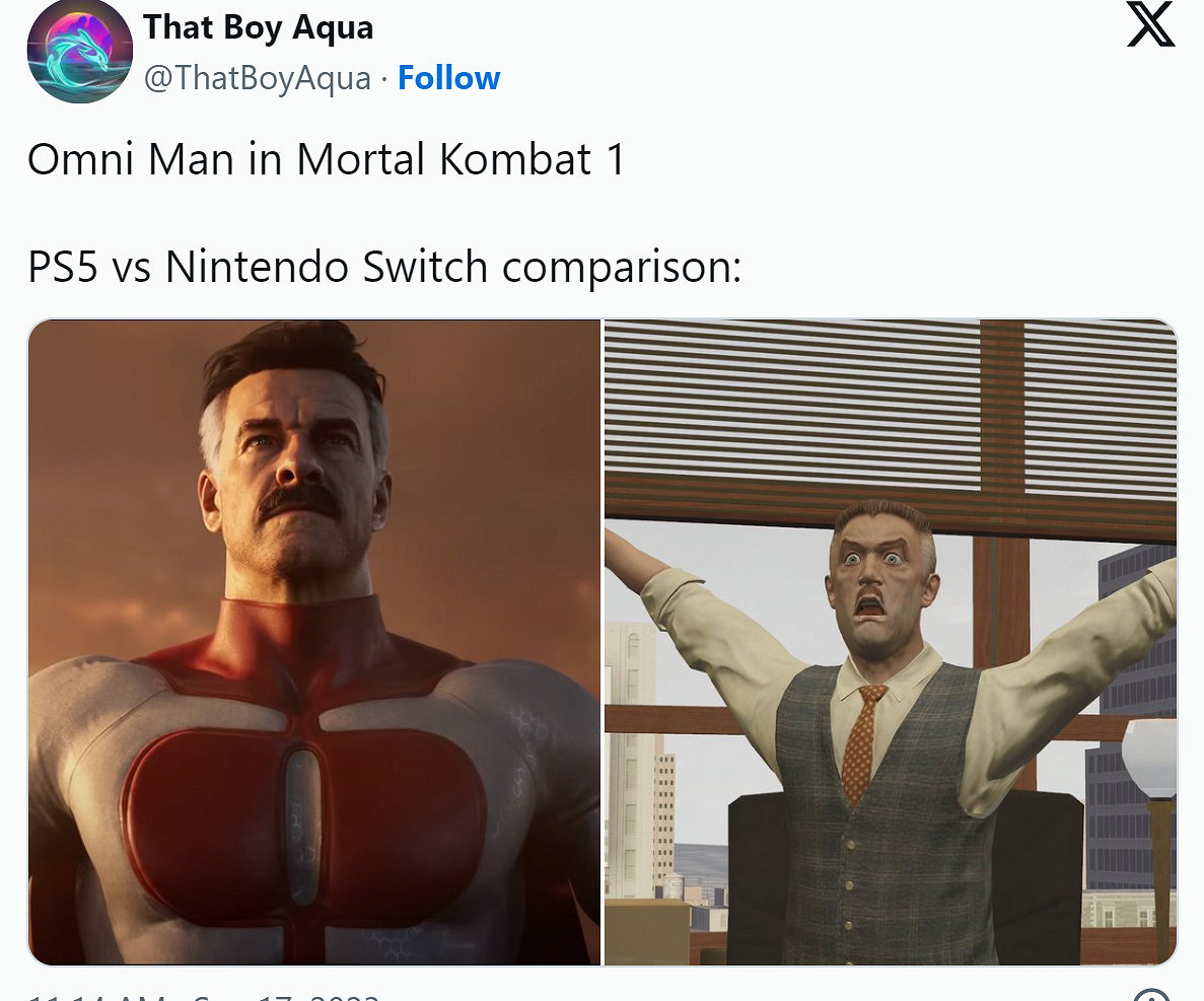 玩家吐槽《真人快打1》Switch版不值70美元畫面嚴重縮水 玩家吐槽《真人快打1》Switch版不值70美元畫面嚴重縮水