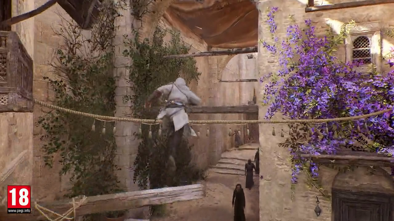 育碧公布《刺客教條：幻景》新影片：巴辛姆絲滑跑酷