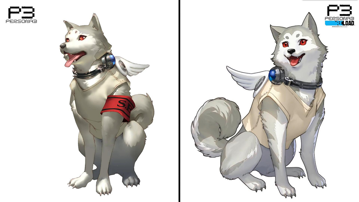 《女神異聞錄3 Reload》主角團人物立繪與原版對比 《女神異聞錄3 Reload》主角團人物立繪與原版對比