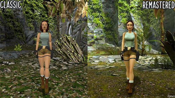 《古墓奇兵1-3復刻版》對比影片發布:勞拉更圓潤性感 《古墓奇兵1-3復刻版》對比影片發布:勞拉更圓潤性感