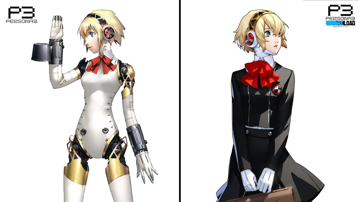 《女神異聞錄3 Reload》主角團人物立繪與原版對比 《女神異聞錄3 Reload》主角團人物立繪與原版對比