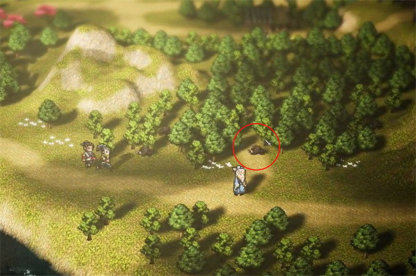 《逸劍風雲決》野豬林位置介紹