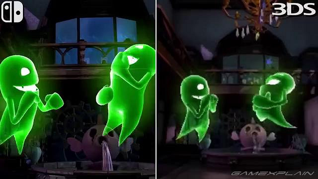 NS《路易吉洋館2HD》畫面對比原版 更清晰、生動! NS《路易吉洋館2HD》畫面對比原版 更清晰、生動!