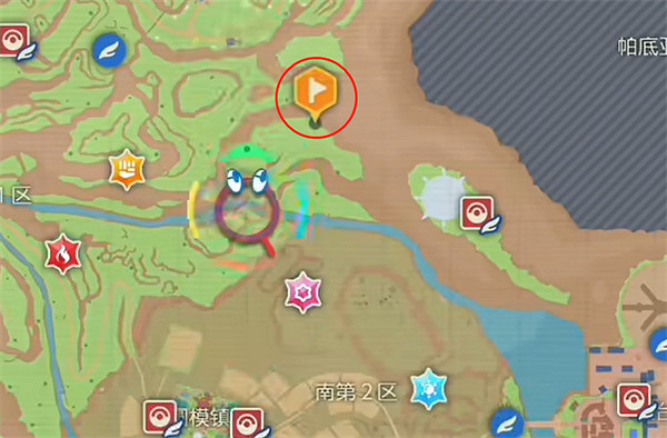 《寶可夢朱紫》古劍豹柱子位置