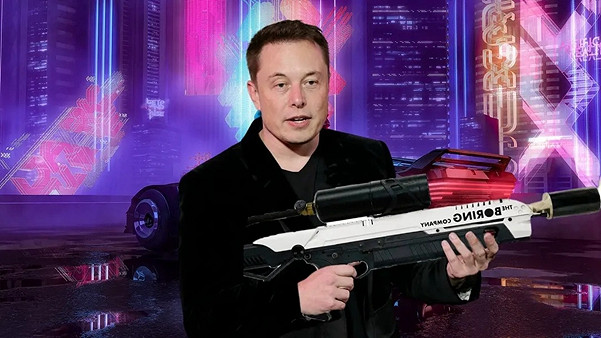 馬斯克帶槍闖入《2077》錄音棚 要求客串遊戲角色！
