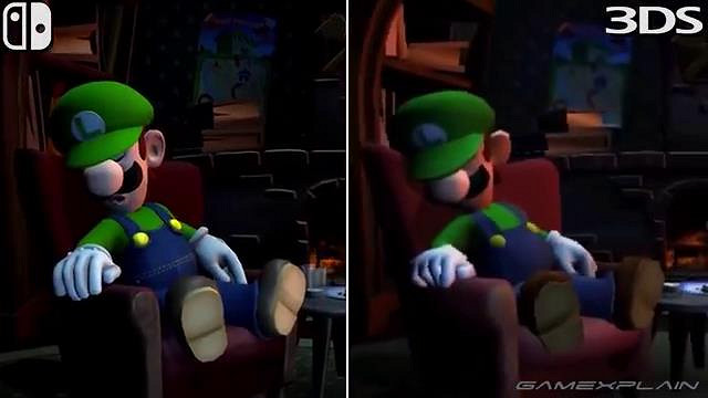 NS《路易吉洋館2HD》畫面對比原版 更清晰、生動! NS《路易吉洋館2HD》畫面對比原版 更清晰、生動!