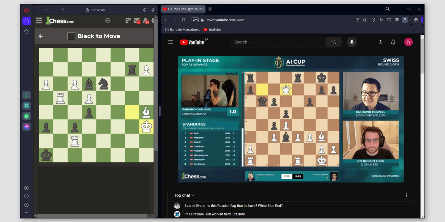 Opera宣布與Chess.com合作 為瀏覽器內建國際象棋遊戲