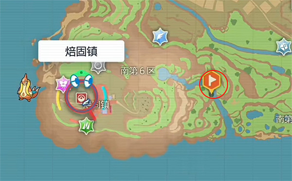 《寶可夢朱紫》古劍豹柱子位置