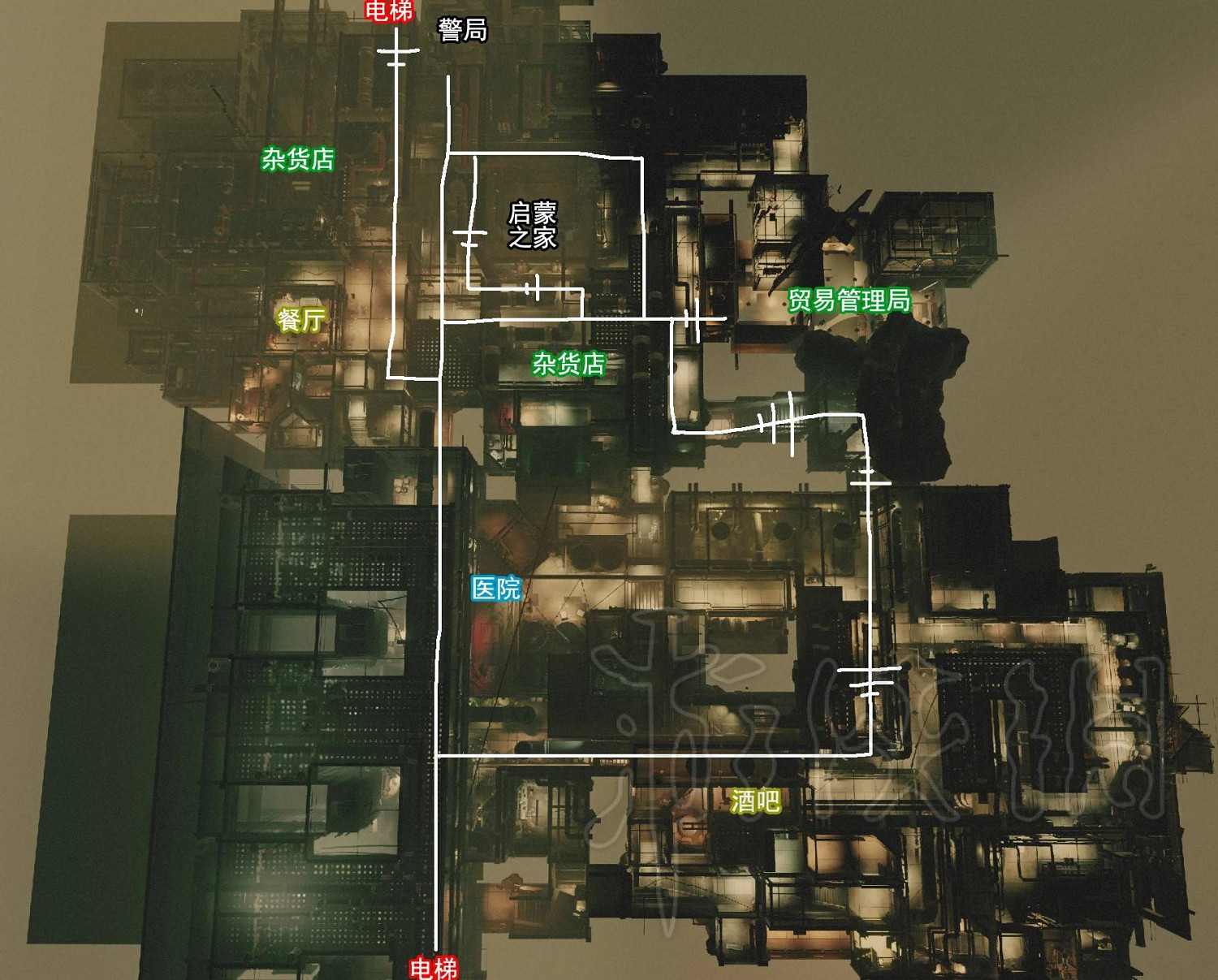 《星空》主要城市地圖分享