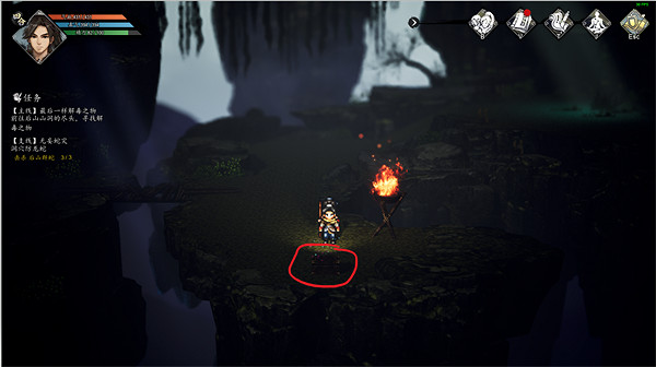 《逸劍風雲決》梧桐村後山洞內寶箱位置介紹 《逸劍風雲決》梧桐村後山洞內寶箱位置介紹