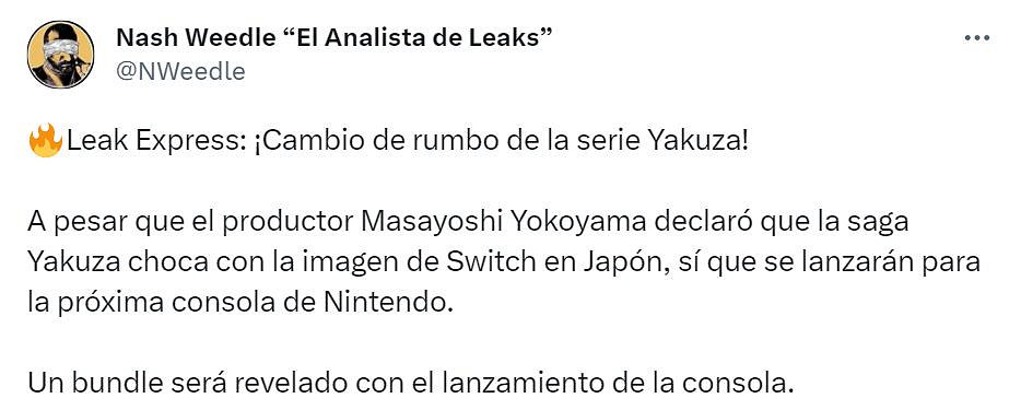 傳聞稱“人中之龍合集”遊戲將首發登陸新一代Switch主機 傳聞稱“人中之龍合集”遊戲將首發登陸新一代Switch主機