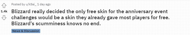 《OW2》周年活動被玩家批誠意不足 造型回收利用! 《OW2》周年活動被玩家批誠意不足 造型回收利用!