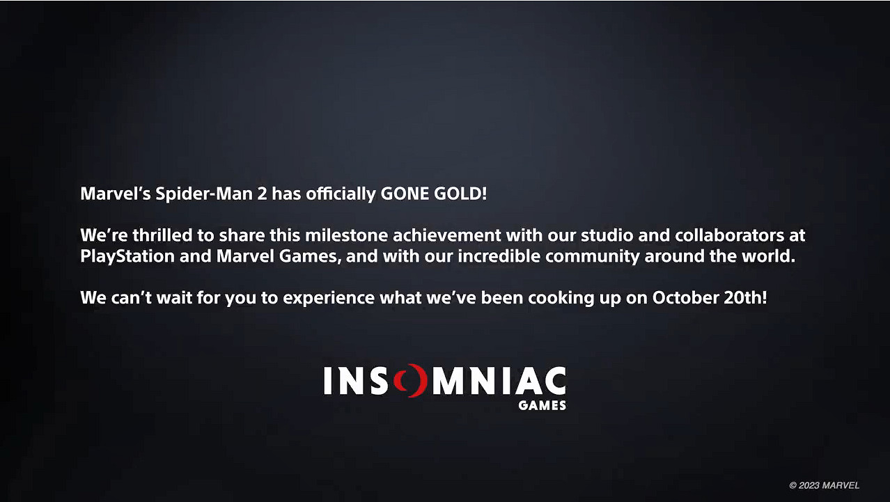 《漫威蜘蛛人2》開發工作結束！已經開始進廠壓盤