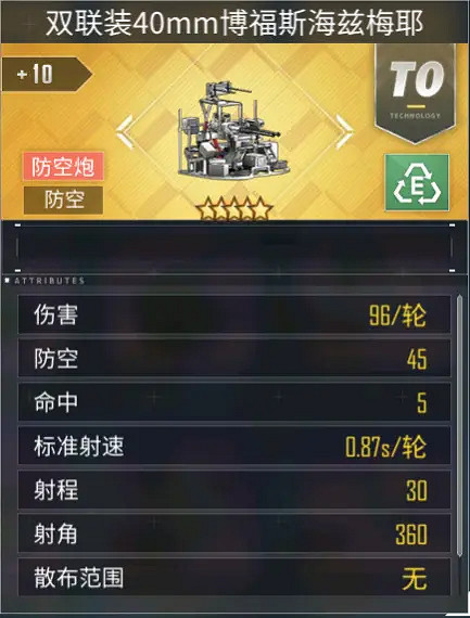 《碧藍航線》防空炮選擇攻略 2020防空炮怎麽選
