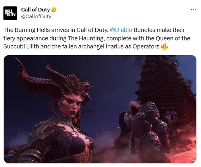 《COD19》×《暗黑4》連動：莉莉絲等皮膚確認加入！