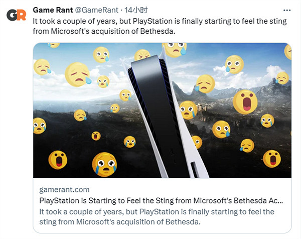 微軟收購B社的影響逐漸顯現！索尼不得不面對競爭壓力