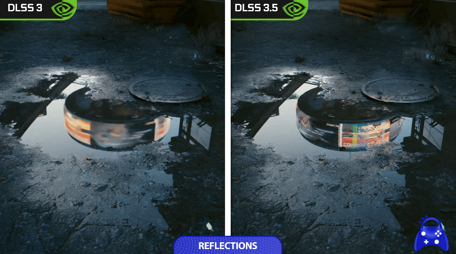 《賽博2077》DLSS 3和3.5畫面對比 視效提升明顯！