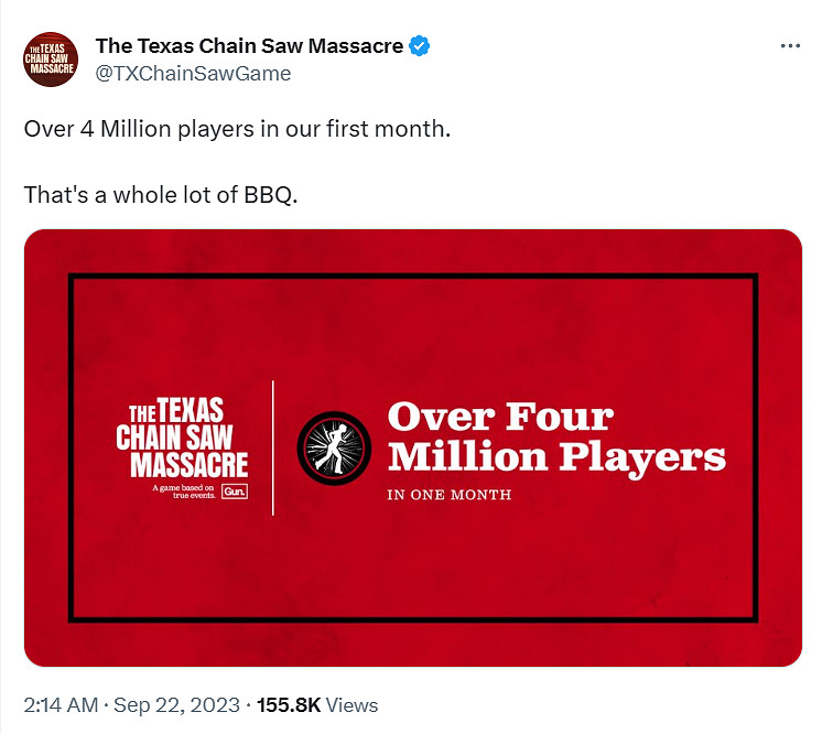  Xbox Game Pass (XGP) 立功！《德州電鋸殺人狂》上線一個月玩家數破400萬