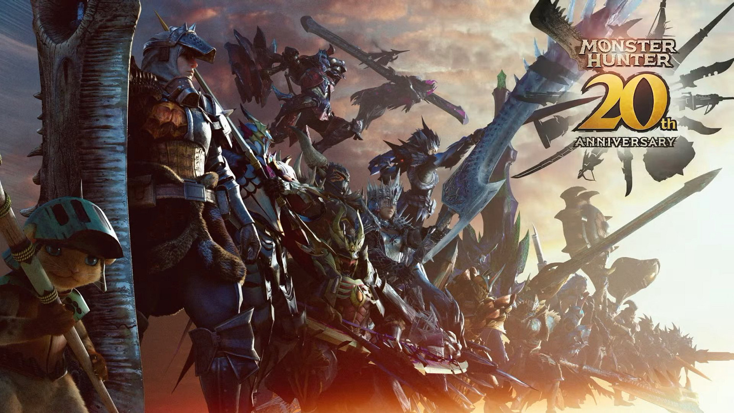 TGS23：《魔物獵人》20周年！紀念LOGO和主視覺圖