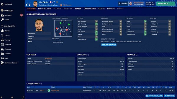 帶領球隊走向頂峰!《職業籃球經理2024》上線Steam 帶領球隊走向頂峰!《職業籃球經理2024》上線Steam