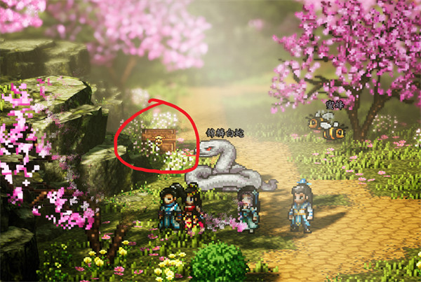 《逸劍風雲決》落英林寶箱位置介紹 《逸劍風雲決》落英林寶箱位置介紹