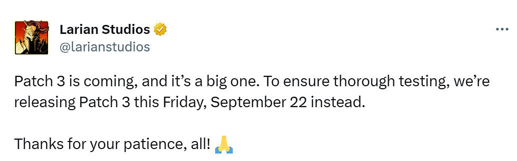 終於來了！《柏德之門3》3號更新檔將添加重新捏臉功能！