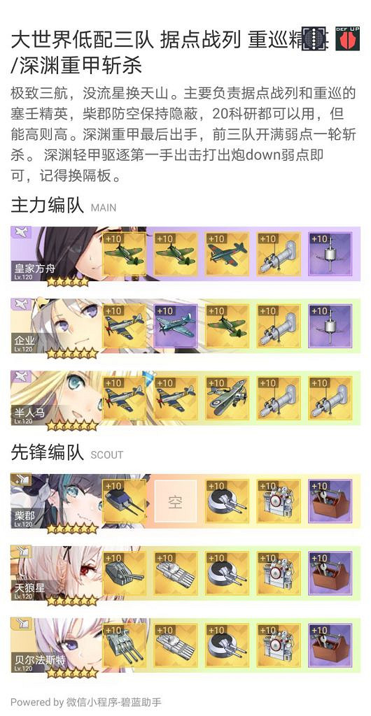 《碧藍航線》大型作戰陣容推薦 大型作戰配隊模板一覽 《碧藍航線》大型作戰陣容推薦 大型作戰配隊模板一覽