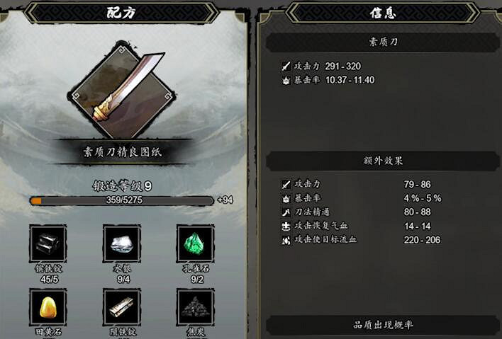 《逸劍風雲決》素質刀圖紙獲得方法 《逸劍風雲決》素質刀圖紙獲得方法