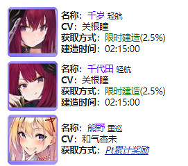 《碧藍航線》蝶海夢花復刻 彩航母信濃復刻 《碧藍航線》蝶海夢花復刻 彩航母信濃復刻