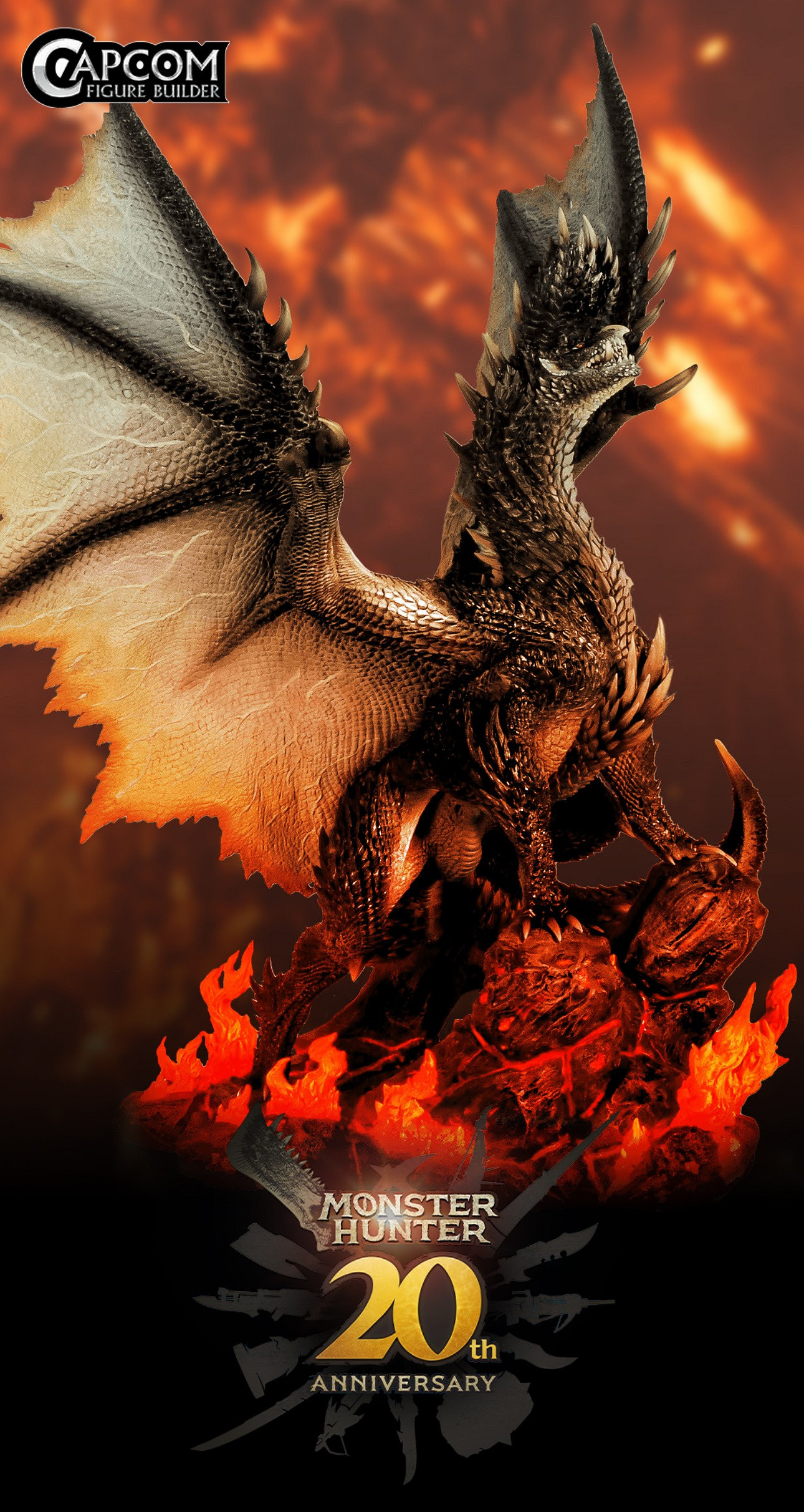 《魔物獵人》20周年怪物模型公布 煌黑龍威風凜凜！