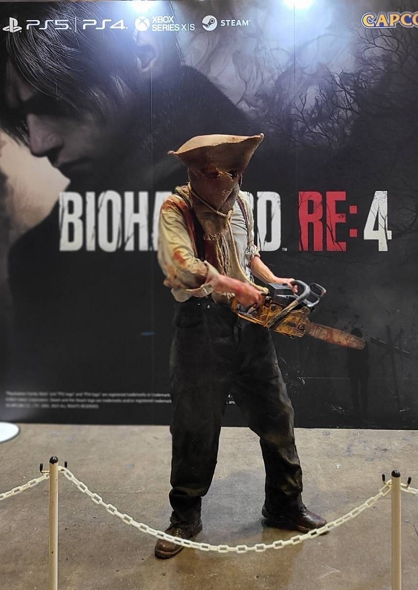 《惡靈古堡4》官方曬電鋸人雕像:歡迎來TGS看電鋸人! 《惡靈古堡4》官方曬電鋸人雕像:歡迎來TGS看電鋸人!