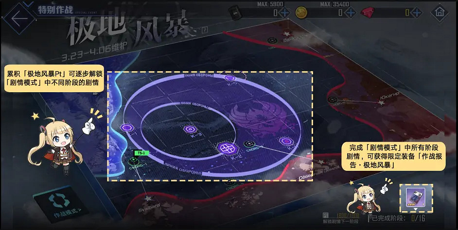 《碧藍航線》極地風暴玩法攻略 極地風暴機制介紹