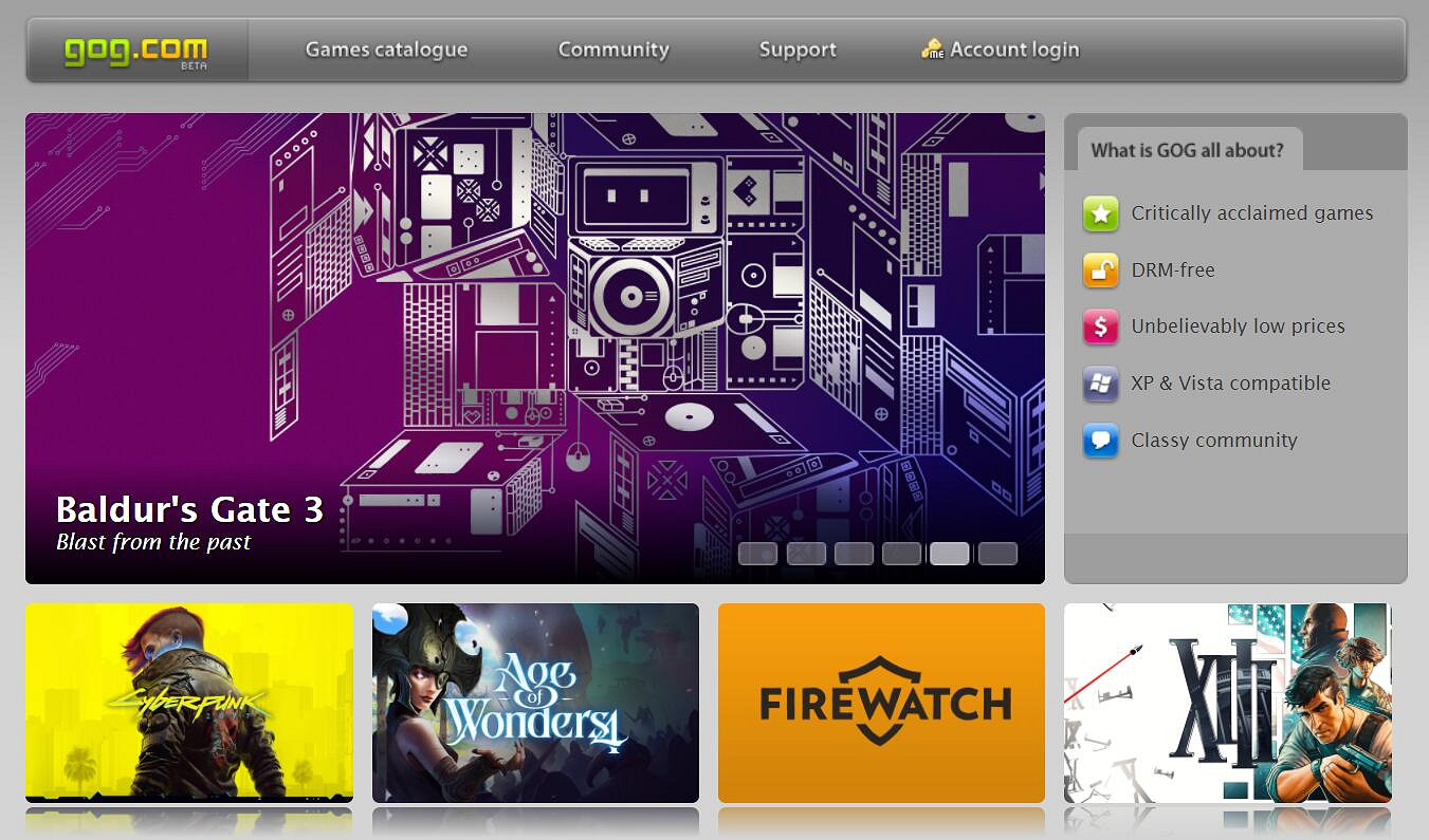 GOG平台迎來15周年!大量遊戲促銷 懷舊版頁面上線! GOG平台迎來15周年!大量遊戲促銷 懷舊版頁面上線!