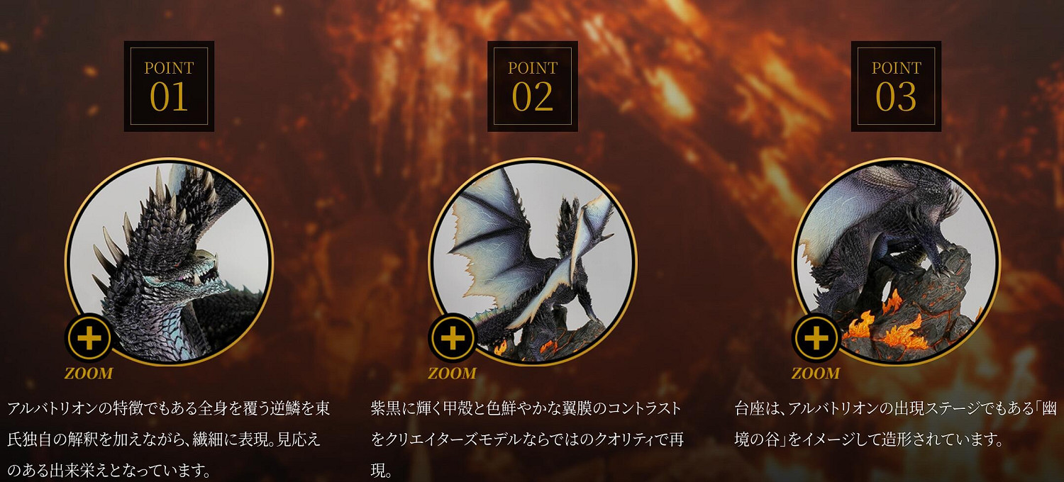 《魔物獵人》20周年怪物模型公布 煌黑龍威風凜凜！