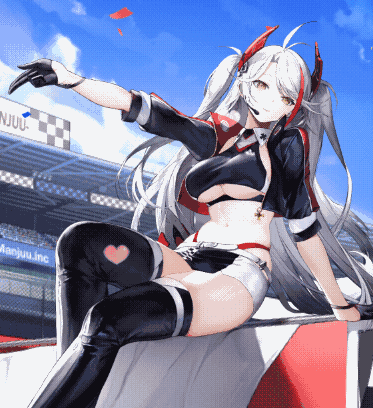 《碧藍航線》歐根親王賽車皮膚L2D展示 歐根親王FinalLap特殊觸控