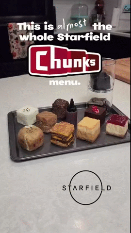 玩家親手製作《星空》"塊餐" 方形食物看起來還挺好吃 玩家親手製作《星空》"塊餐" 方形食物看起來還挺好吃