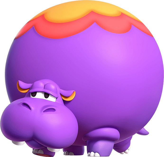 《超級瑪利歐驚奇》大量角色藝術圖：大象瑪利歐好可愛