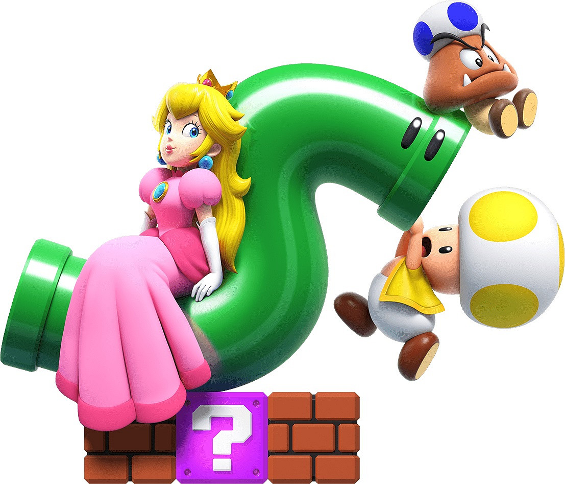 《超級瑪利歐驚奇》大量角色藝術圖：大象瑪利歐好可愛