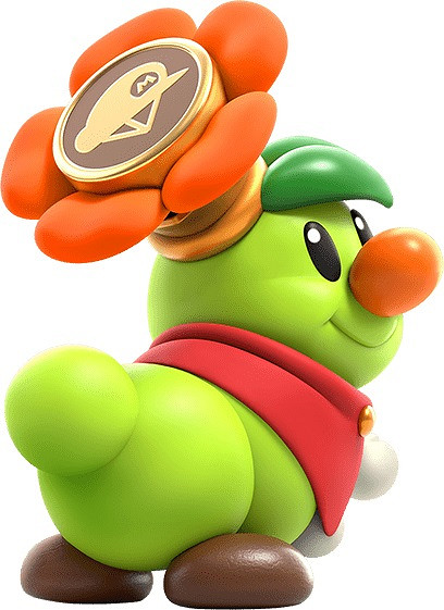 《超級瑪利歐驚奇》大量角色藝術圖：大象瑪利歐好可愛