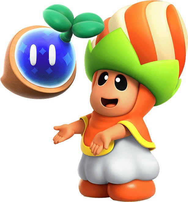 《超級瑪利歐驚奇》大量角色藝術圖：大象瑪利歐好可愛