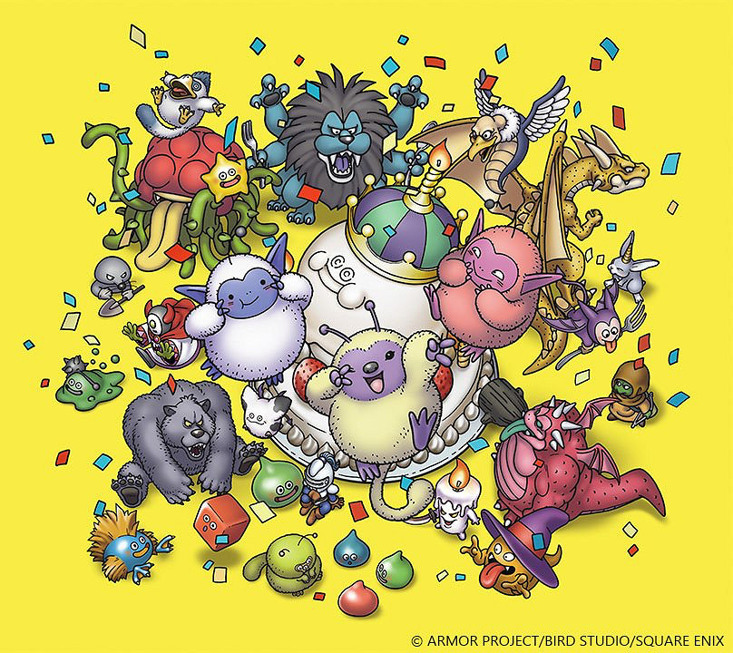 《勇者鬥惡龍怪獸篇》系列今日迎25周年！紀念賀圖賞