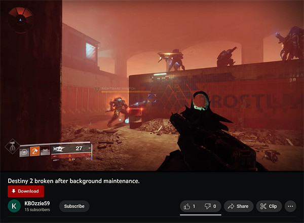 《命運2》伺服器維護後 仍有大量玩家不能正常遊玩! 《命運2》伺服器維護後 仍有大量玩家不能正常遊玩!