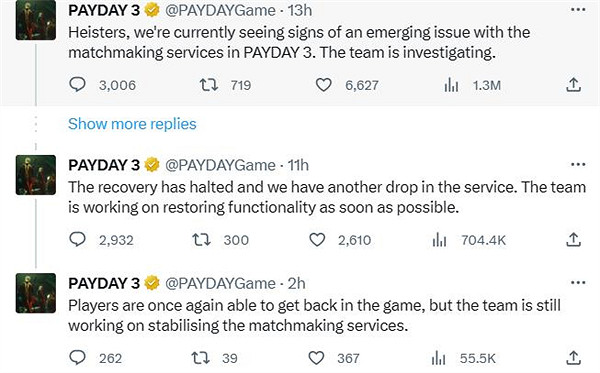 離線模式有望?《劫薪日3》將來有可能減少對線上服務的依賴