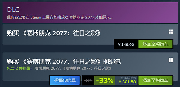 《2077》熱度再次爆表：包攬Steam全球熱銷榜前三！